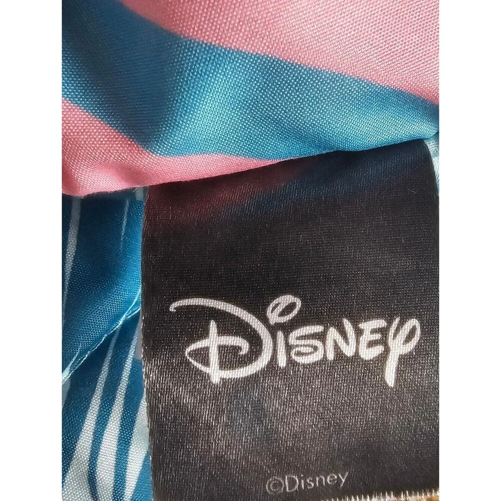 Disney Stitch Twin XL Reversible Comforter Tropical Hawaiian Blue Pink Bedding